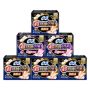 苏菲卫生巾超熟睡420mm夜用12片姨妈巾【柔棉感/裸感肌随机发】