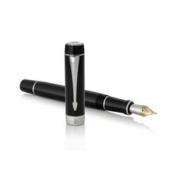 PARKER 派克 钢笔 世纪纯黑白夹墨水笔 标准装送礼办公签字笔