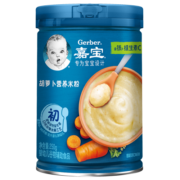 嘉宝（GERBER）米粉婴儿辅食 胡萝卜高铁米粉250g