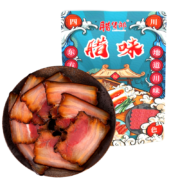 京东百亿补贴：腊货郎（LAHUOLANG） 腊肉四川湖南烟熏土猪去皮五花500g 唇齿留香 好吃不腻