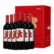 京东京造 优选级 赤·干红葡萄酒 750ml*6 整箱装
