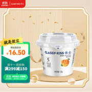 卡士 风味发酵乳 黄桃果粒味 100g*6杯
