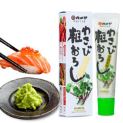 伊豆山葵屋 日本进口 静冈县产山葵芥末酱膏50g 粗研磨山葵青芥辣酱 刺身蘸料