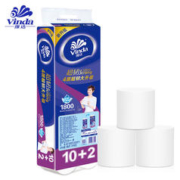 Vinda 维达 卷纸无芯手纸厕纸家用1800克实惠装150g*12卷