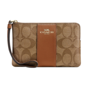 蔻驰（COACH）奢侈品Corner Zip16女士小号手拿包零钱包58035【品牌授权直供】