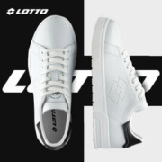 lotto 乐途 独白经典板鞋男黑白休闲百搭情侣款春夏季潮流ins小白鞋