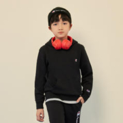 Champion 冠军童装男女大童装2023秋冬新款潮流休闲美式连帽卫衣