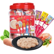 【加量不加价】伊纳宝妙好啾噜猫条40条+10条桶装5种口味限定版