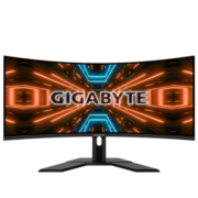 技嘉（GIGABYTE）34英寸准4K 显示器直面IPS/曲面21:9战术带鱼屏游戏 内置音箱 G34WQC A 曲面带鱼屏/1ms/144HZ