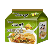 康师傅 好滋味葱香排骨面 93g*5袋装