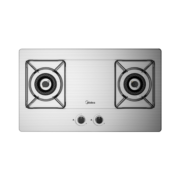 美的（Midea）燃气灶双灶 天然气灶家用台嵌两用不锈钢双眼灶 大火力灶具液化气灶猛火灶罐装煤气灶以旧换新 4.5KW旋火PQ215 天然气