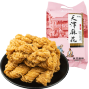 PLUS会员：津顺祥 天津特产夹馅大麻花（黑芝麻味）400g/袋