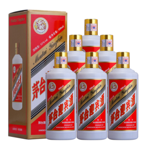 贵州茅台酒股份有限公司出品酱香型白酒53度飞天迎宾500ml6瓶整箱装