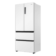 预售、PLUS会员：Haier 海尔 BCD-500WGHFD4DW9U1 风冷多门冰箱 500L 月莹白