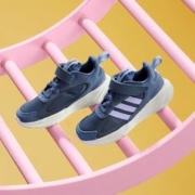 adidas 阿迪达斯 轻运动OZELLE EL K男女儿童复古舒适魔术贴运动鞋