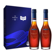 MARTELL 马爹利 VSOP+级名士白兰地350ml*2瓶洋酒礼盒送礼