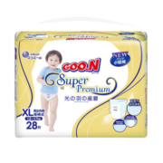 大王（GOO.N）光羽婴儿宝宝尿不湿轻薄透气尿布小短裤 小短裤XL28片(12-17Kg)