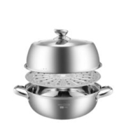 入冬就爱打边炉：MAXCOOK 美厨 MCZ561 蒸锅(30cm、2层、304不锈钢)