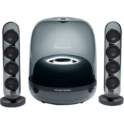 哈曼卡顿（Harman/Kardon） SoundSticks 4全新一代桌面蓝牙音箱 水晶4代黑 2.1声道 居家低音炮音响  SoundSticks4水晶四代黑色