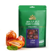 DATE CROWN 皇冠 阿联酋皇冠椰枣 中东进口特产Fard大黑枣免洗水果干250g