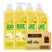 AXE斧头牌洗洁精柠檬洗涤灵厨房洗碗液果蔬餐具清洗剂 柠檬 4瓶装