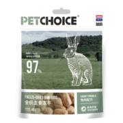 PetChoice爪子心选 主食冻干猫粮生骨肉宠物零食乳鸽兔肉鸡肉40g