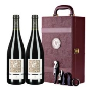 拉菲古堡 法国进口 拉菲罗斯柴尔德 奥希耶白鹭 干红葡萄酒 750ml*2 礼盒装