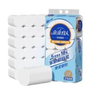 亲亲佳人 卫生纸卷纸5层5斤18卷 无芯纸巾