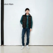 京东PLUS：Calvin Klein Jeans 卡尔文·克莱恩牛仔 男士鸭绒立领马甲背心 ZM02472