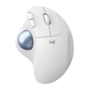 罗技（Logitech）  ERGO M575无线轨迹球鼠标 专业绘图 人体工程学设计 办公鼠标 白色