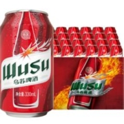 WUSU 乌苏啤酒 红乌苏 330ml*24罐/箱*2件