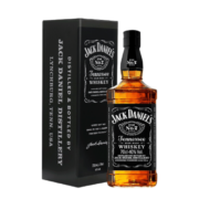 杰克丹尼（Jack Daniels）美国田纳西州调和型威士忌进口洋酒  700ml 黑标礼盒装