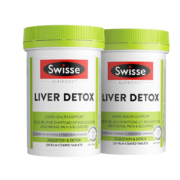 京东plus：Swisse 斯维诗 护肝片 奶蓟草护肝片 120片/瓶*2瓶*拍2件