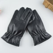 美然美舒 冬季PU皮手套