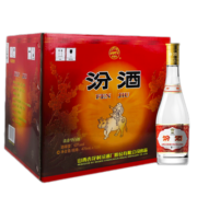 汾酒【中秋送礼】53度黄盖玻汾 清香型高度白酒 475ml*12整箱原箱