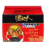 概率券、plus会员：统一 汤达人 韩式辣牛肉汤面 125克*5包 五合一