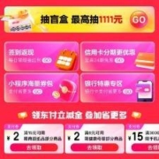 京东 满6-2/15-2元 商超纸品/母婴支付券