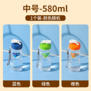 茶花（CHAHUA）塑料运动水杯 580ML*2个