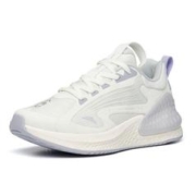 ANTA 安踏 C37+ 女子跑鞋 922235537-3 象牙白/芯片灰/淡紫灰 37.5