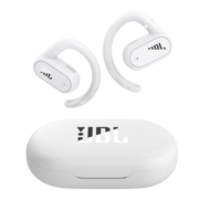 JBL Soundgear sense音悦圈开放式真无线蓝牙耳机骨传导升级空气传导运动跑步挂耳式苹果安卓通用白色
