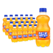 可口可乐（Coca-Cola）芬达 Fanta 橙味汽水 碳酸饮料 300ml*24瓶 整箱装