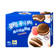 京东百亿补贴:奥利奥（Oreo） 【肖战推荐】夹心云朵蛋糕 早餐甜点 粒粒桃桃味8枚176g