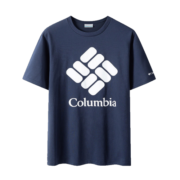 Columbia 哥伦比亚户外男士奥米吸湿经典LOGO套头圆领短袖T恤AE1415 464 M