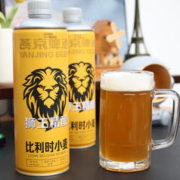 LION 狮王 临期：燕京狮王精酿小麦啤酒1L*2瓶