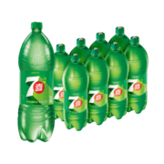 百事可乐七喜 7up 柠檬味 汽水可乐 碳酸饮料 2L*8瓶 整箱装 百事出品
