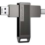 联想（Lenovo）256GB Type-C USB3.2 手机电脑U盘SX5Pro 读500MB/s 写430MB/s 全金属双接口 办公多功能 灰色