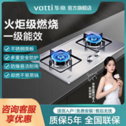 VATTI 华帝 WB1008A燃气灶不锈钢煤气灶双灶家用天然气液化气