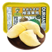 plus会员：榴鲜生 金枕头榴莲肉 无核250g/盒 拍3件