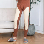 何小曼 男款纯棉秋裤 黑色 XL-适合120-150斤
