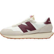 NEW BALANCE NB官方男鞋女鞋237系列舒适透气潮流百搭时尚复古运动休闲鞋 米色/白色 MS237SB 37(脚长22.5cm)